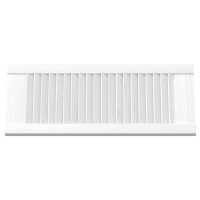 Produktbild för Lamelldörr lamell, vit 61,5x29,5 cm