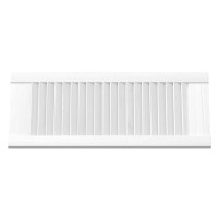 Produktbild för Skåpsdörrar lamelldesign 2 st vit 69x29,5 cm