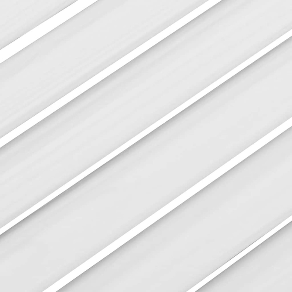 Produktbild för Skåpdörr lamelldesign vit 99x29,5 cm