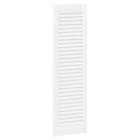 Produktbild för Skåpsdörrar lamelldesign 2 st vit 99x29,5 cm