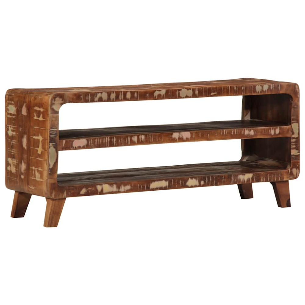 Produktbild för TV-bänk 105x46x32 cm massivt trä återvunnet