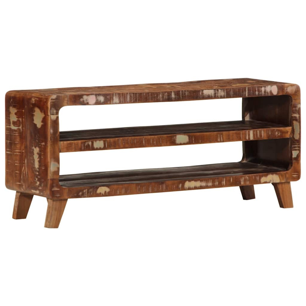Produktbild för TV-bänk 105x46x32 cm massivt trä återvunnet