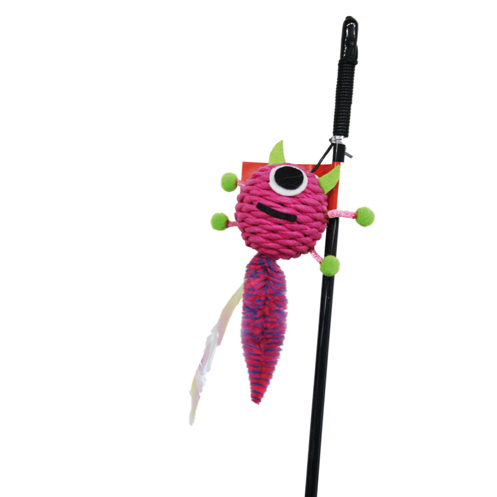 Produktbild för Kattleksak Spö Fishy Tyrol 45 cm