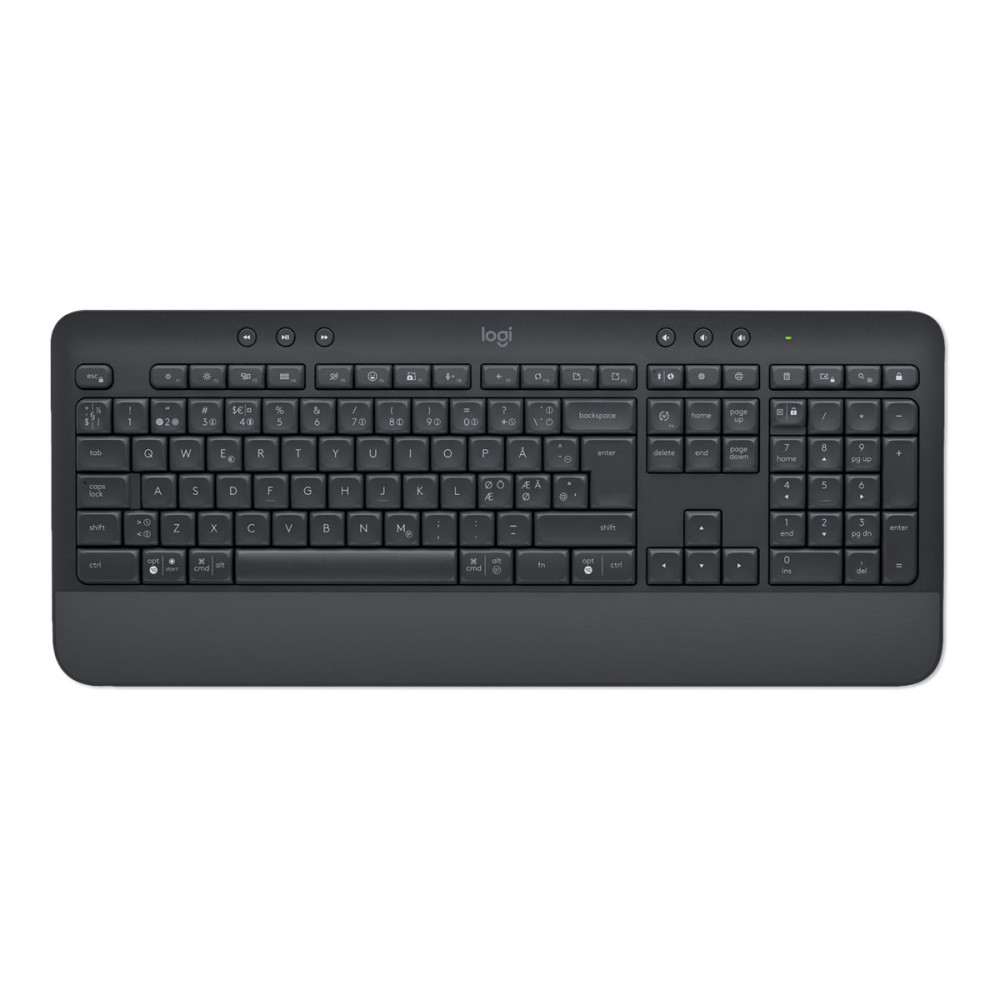 Produktbild för Logitech Signature K650 - tangentbord - QWERTY - USA, internationellt - grafit Inmatningsenhet