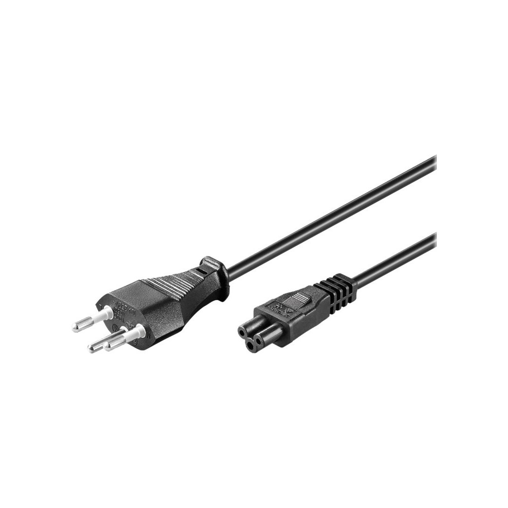 Produktbild för goobay - strömkabel - IEC 60320 C5 till IEC 60906-1 - 1.8 m