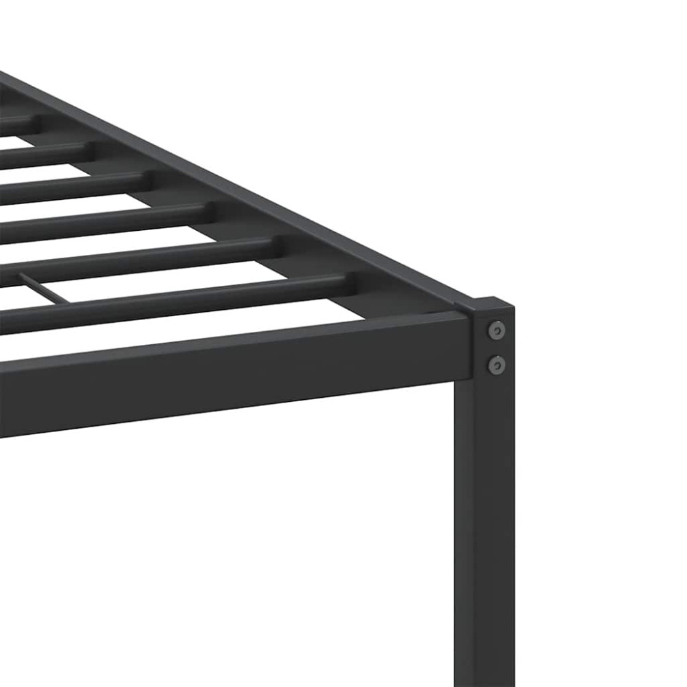 Produktbild för Sängram utan madrass sonoma-ek 137x190 cm konstruerad trä