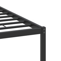 Produktbild för Sängram utan madrass sonoma-ek 137x190 cm konstruerad trä