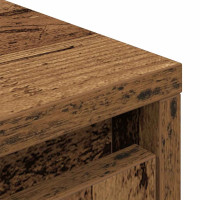 Produktbild för Skåp med låda gammalt trä 55,5x34x119,5 cm konstruerat trä