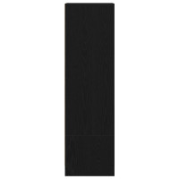 Produktbild för Högbord svart ek 29,5x34x119,5 cm konstruerat trä