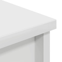 Produktbild för Highboard vit 37,5x35x180 cm konstruerat trä