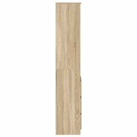 Produktbild för Highboard Sonoma ek 37,5x35x180 cm konstruerat trä