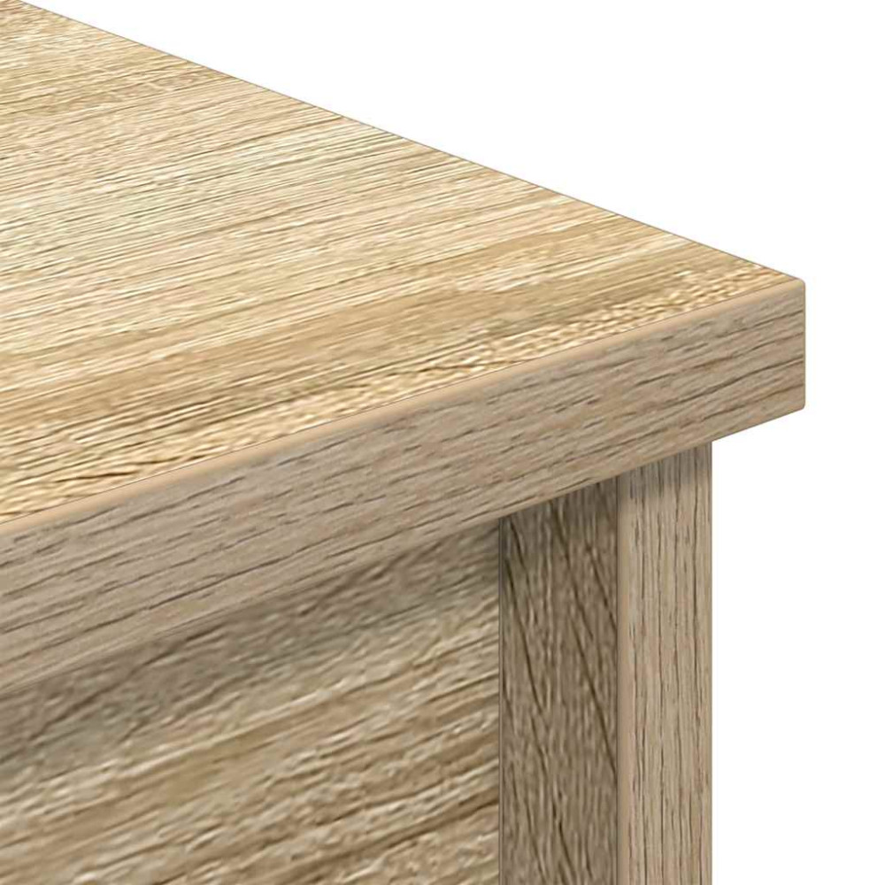 Produktbild för Highboard Sonoma ek 37,5x35x180 cm konstruerat trä