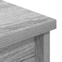 Produktbild för Highboard grå sonoma 37,5x35x180 cm konstruerat trä