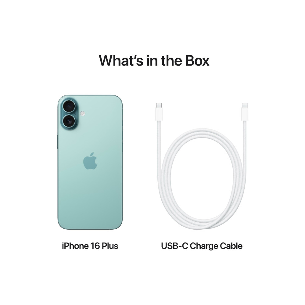 Produktbild för Apple iPhone 16 Plus - blågrön - 5G smartphone - 256 GB - GSM
