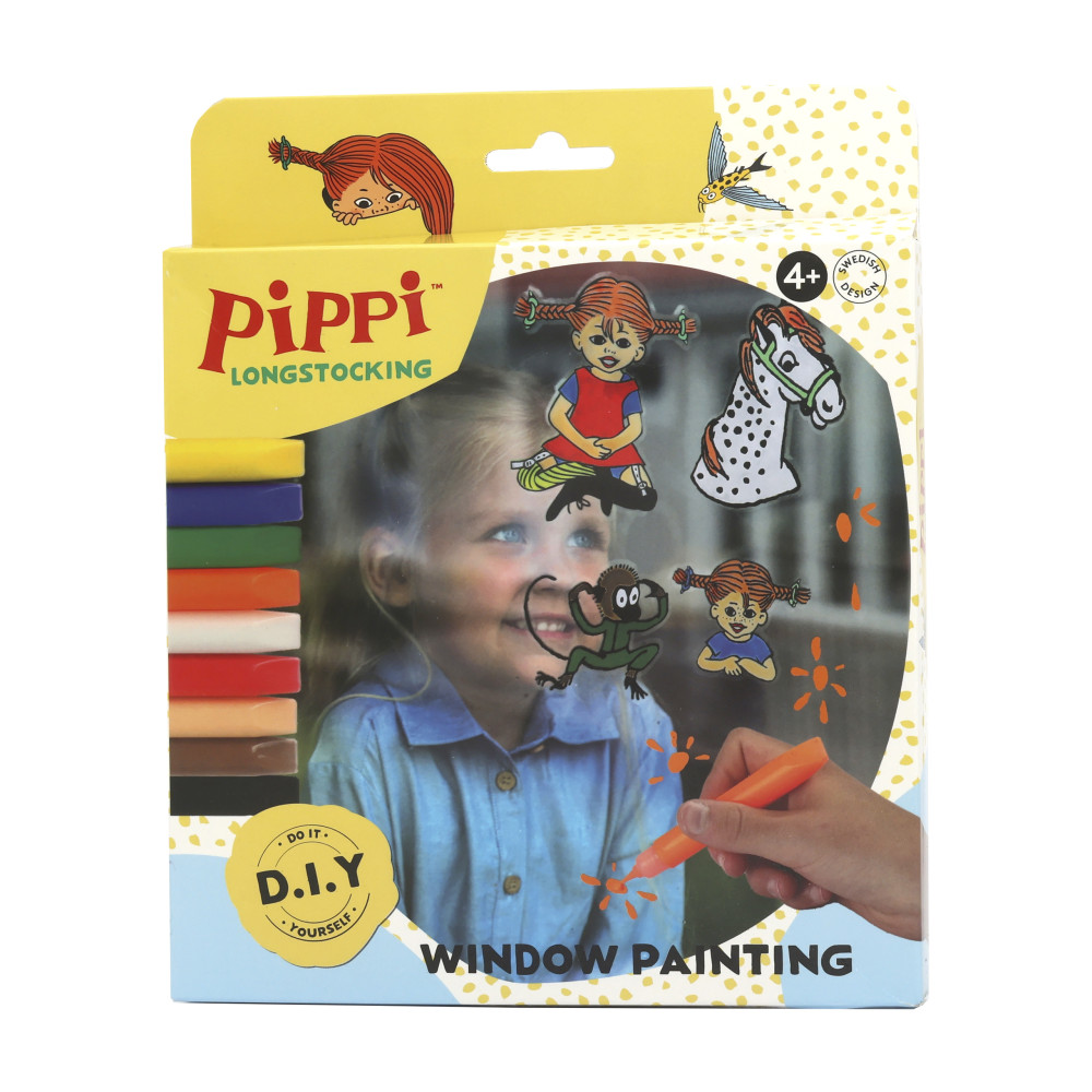 Produktbild för Pippi Fönstermålning