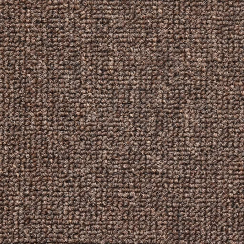Produktbild för Trappmattor 30 st 56x17x3 cm kaffebruna halvrunda