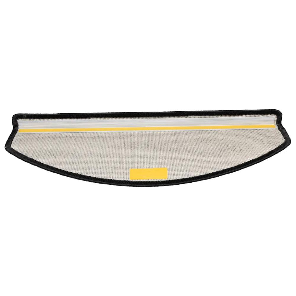 Produktbild för Trappmattor 30 st 65x24x4 cm antracit halvrunda stora