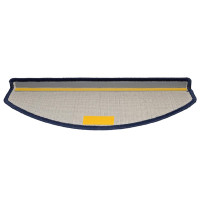 Produktbild för Trappmattor 30 st 65x24x4 cm blå halvrunda stora