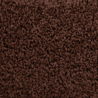 Produktbild för Trappmattor 30 st 65x21x4 cm bruna halvrunda stora