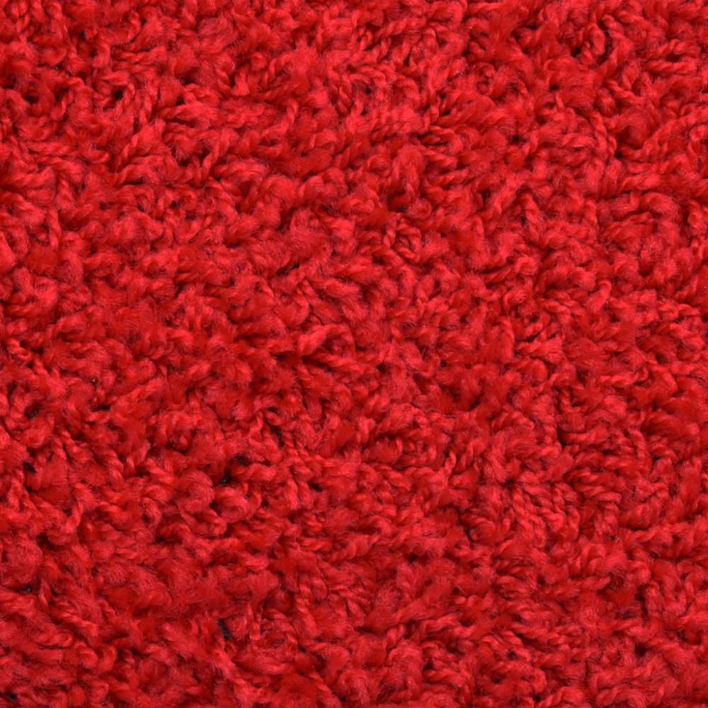 Produktbild för Trappmattor 30 st 65x21x4 cm röda halvrunda stora