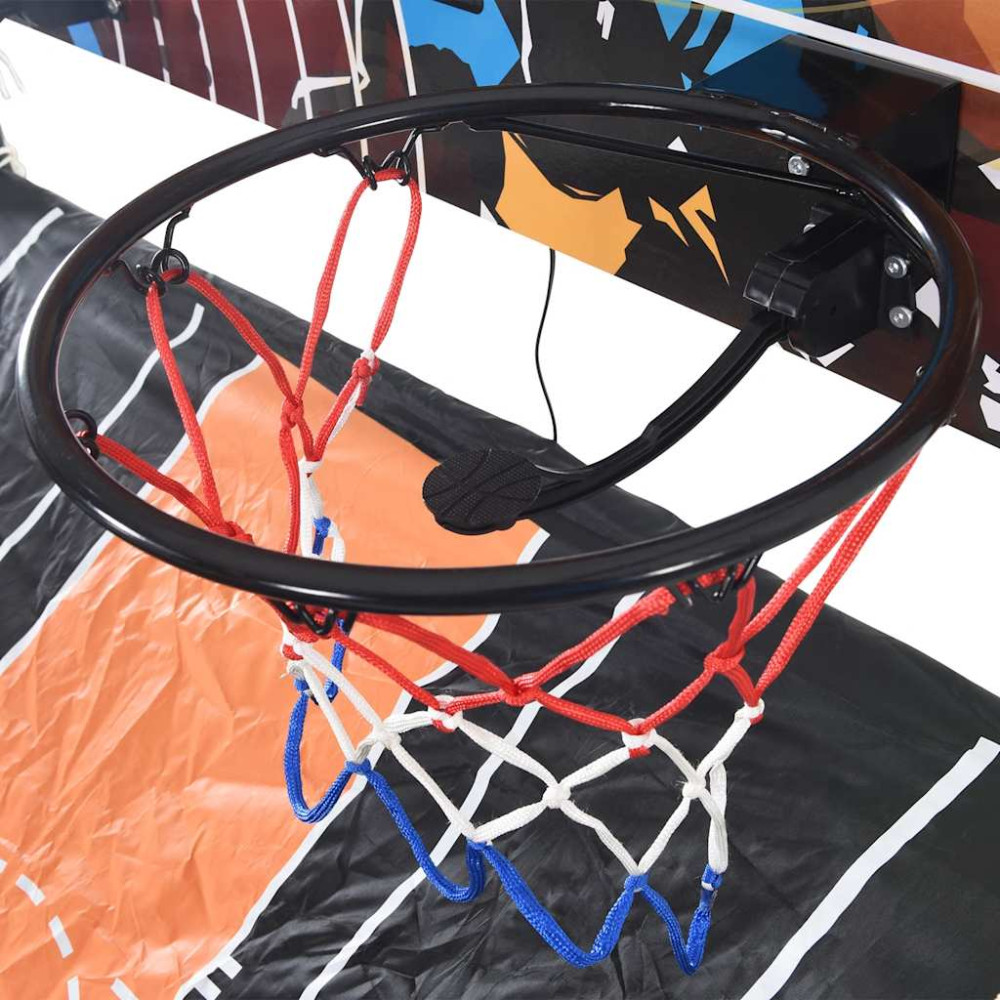Produktbild för Basketbolls arkadmaskin med 4 bollar för 2 spelare
