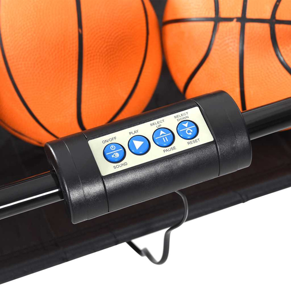 Produktbild för Basketbolls arkadmaskin med 4 bollar för 2 spelare