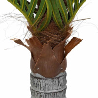 Produktbild för Konstgjord palm 12 blad 150 cm grön