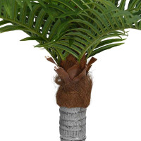 Produktbild för Konstgjord palm 15 blad 200 cm grön