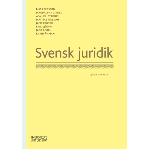 Mats Persson Svensk juridik (häftad)