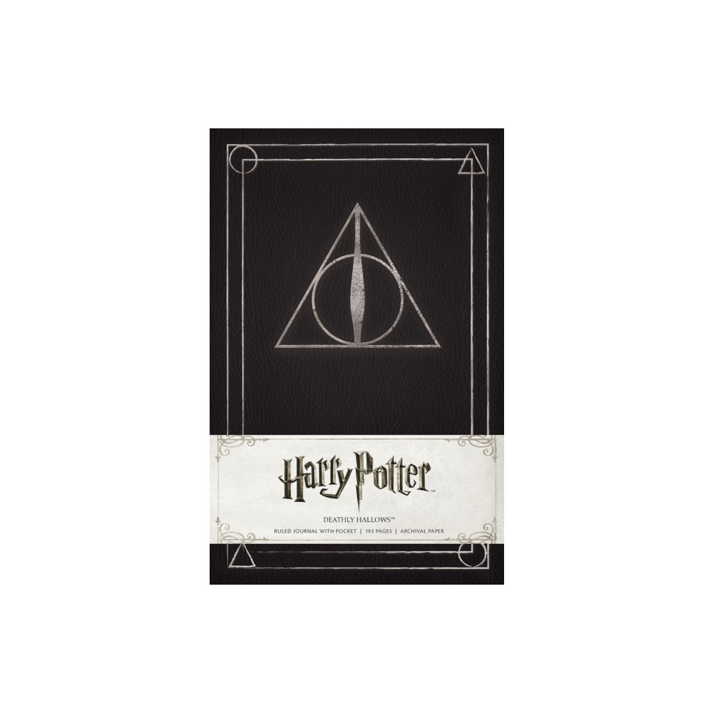 Produktbild för Harry Potter Deathly Hallows Hardcover Ruled Journal (inbunden, eng)