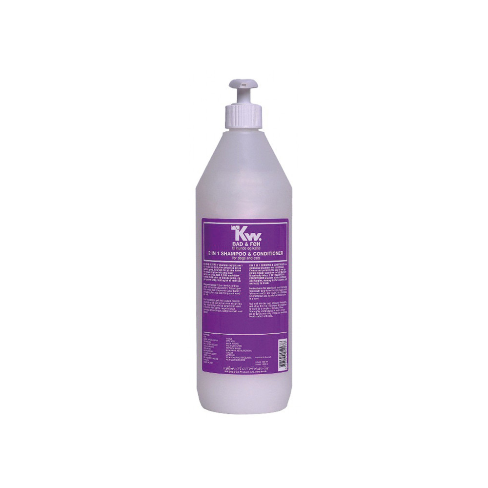 Produktbild för KW 2  i 1 Shampoo och Balsam 1000 ml