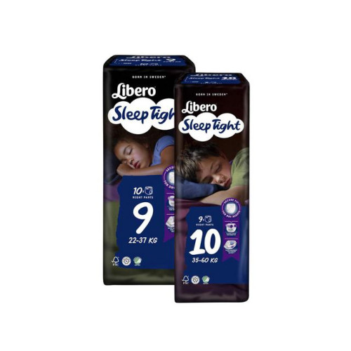 Libero Blöja LIBERO SleepTight S9 22-37kg 10/fp
