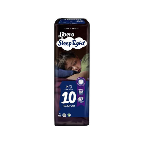 Libero Blöja LIBERO SleepTight S10 35-60kg 9/fp