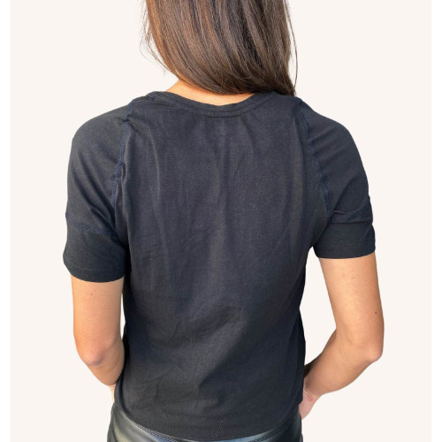 SWEDISH POSTURE Alignment T-Shirt Cotton L Women Black