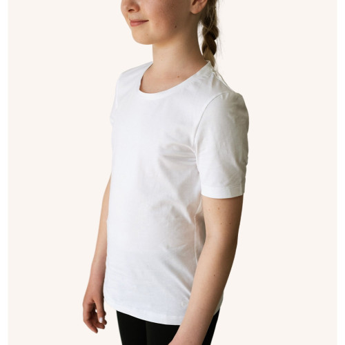 SWEDISH POSTURE Alignment T-Shirt Cotton XXS Kids White