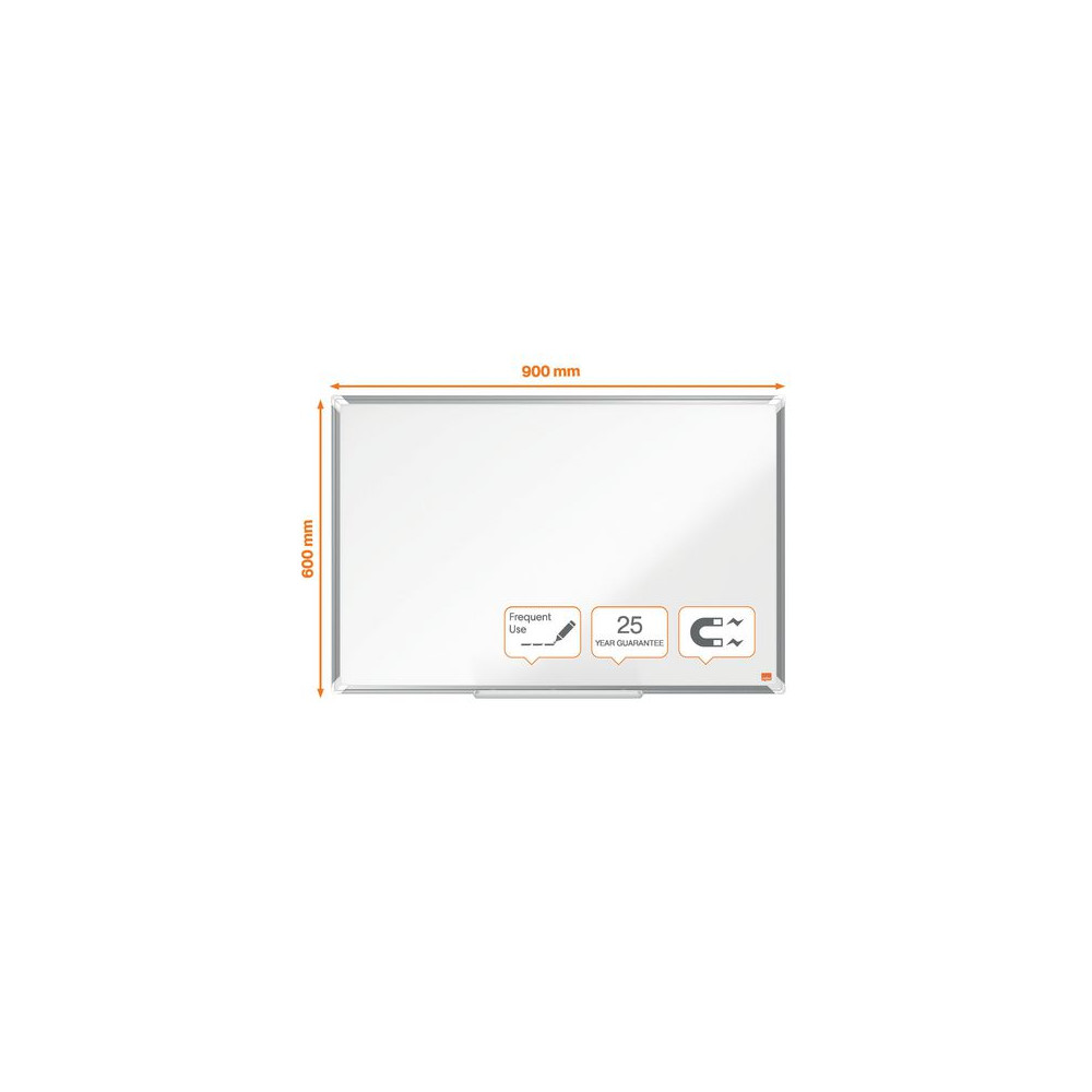 Produktbild för Whiteboard NOBO premium emalj 90x60cm