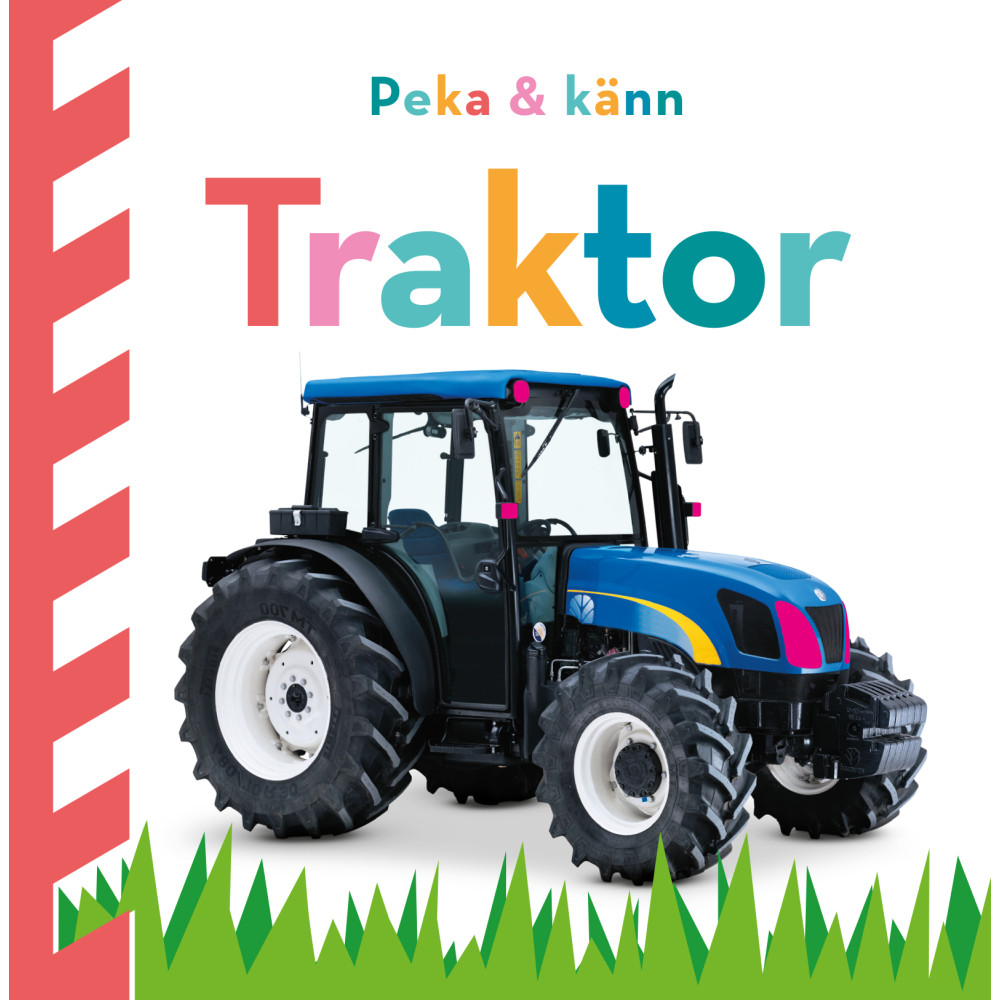 Produktbild för Peka och känn. Traktor (bok, board book)