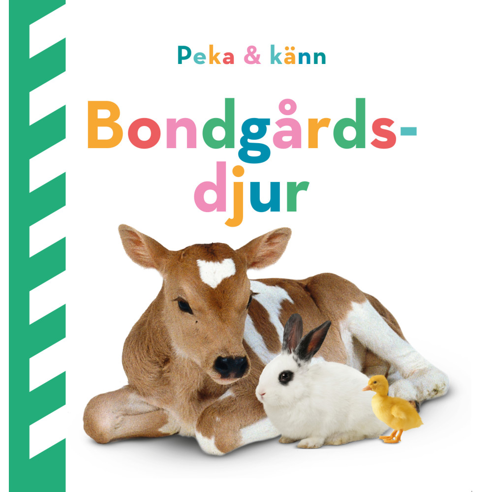 Produktbild för Peka och känn. Bondgårdsdjur (bok, board book)