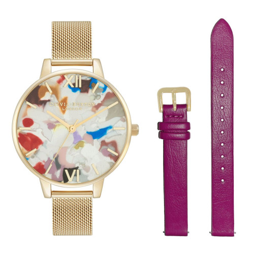 Olivia Burton OLIVIA BURTON OBGSET153 - Quartz Klocka Dam (34MM)