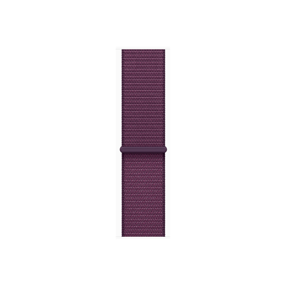 Produktbild för Apple Watch Series 10 (GPS) - guldrosa aluminium - smart klocka med sportögla - plommonfärgat - 64 GB