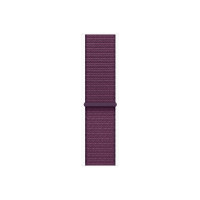 Produktbild för Apple Watch Series 10 (GPS) - guldrosa aluminium - smart klocka med sportögla - plommonfärgat - 64 GB