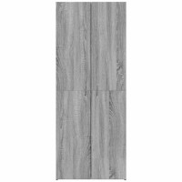 Produktbild för Arkivskåp grå sonoma 60x32x153 cm konstruerat trä