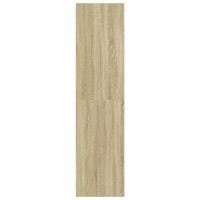 Produktbild för Garderob sonoma-ek 80x50x200 cm konstruerat trä