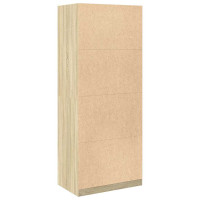 Produktbild för Garderob sonoma-ek 80x50x200 cm konstruerat trä