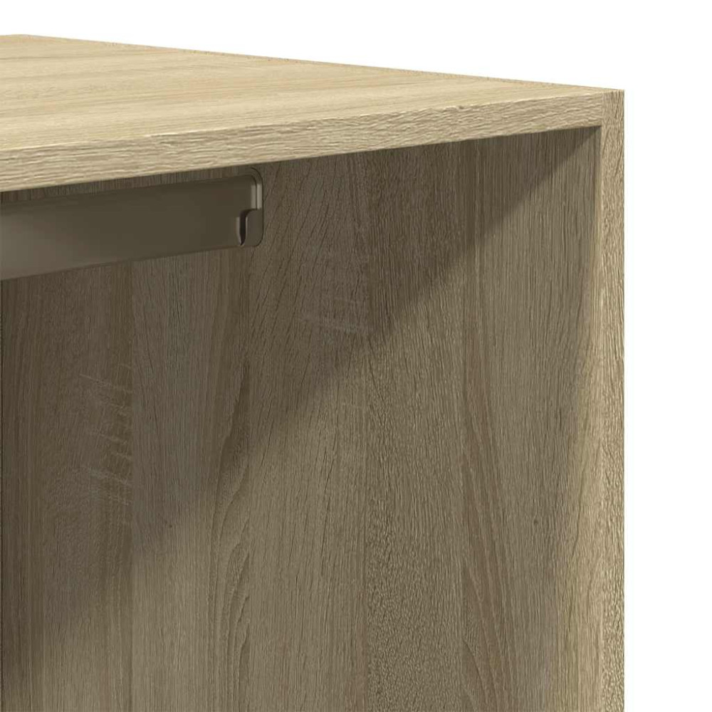 Produktbild för Garderob sonoma-ek 80x50x200 cm konstruerat trä