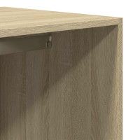 Produktbild för Garderob sonoma-ek 80x50x200 cm konstruerat trä