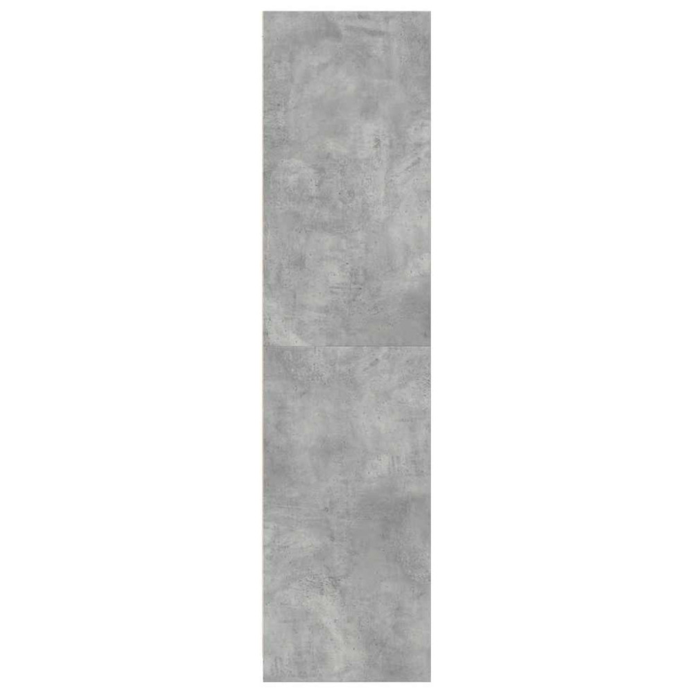 Produktbild för Garderob betonggrå 80x50x200 cm konstruerat trä