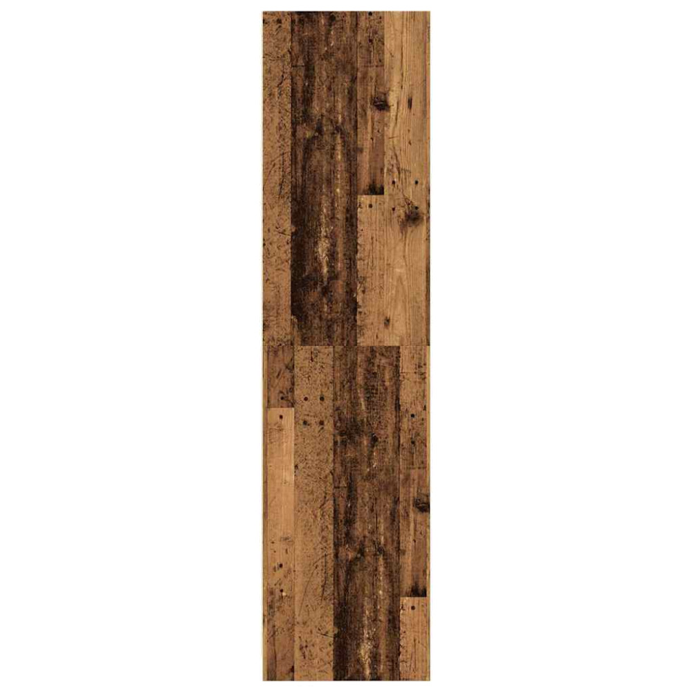 Produktbild för Garderob åldrat trä 80x50x200 cm konstruerat trä