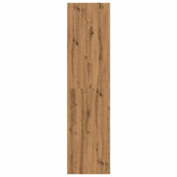 Produktbild för Garderob ek 80x50x200 cm konstruerat trä
