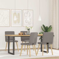Produktbild för Matstolar 4 st taupe tyg